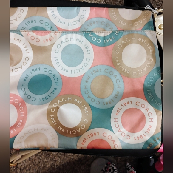 Coach Pastel Circle Pattern Crossbody Bag - Picture 3 of 8